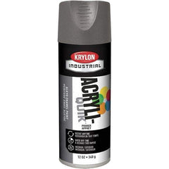 Krylon - Gray, 12 oz Net Fill, Gloss, Primer Spray Paint - 15 to 20 Sq Ft per Can, 16 oz Container - Caliber Tooling