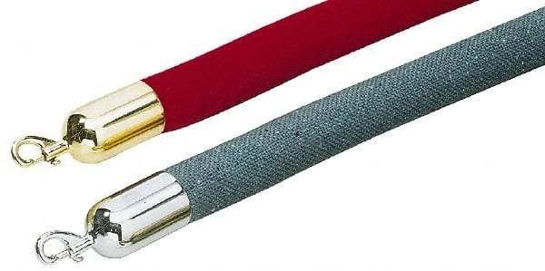 Tensator - 6' Long x 1-1/2" Wide Velour Rope - Blue - Caliber Tooling