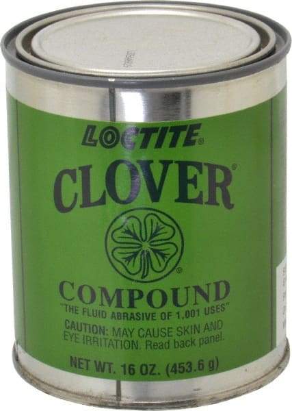 Loctite - 1 Lb Grease Compound - Compound Grade Very Fine, Grade C, 220 Grit, Black & Gray, Use on General Purpose - Caliber Tooling