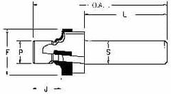 Scientific Cutting Tools - 2-1/2 - 12" Port, 3.52" Spotface Diam, 2" Tube Outside Diam, Plain Pilot, Carbide Tipped Porting Tool - Caliber Tooling