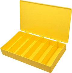 Flambeau - 11" Wide x 1-3/4" High x 6-3/4" Deep, Small Parts Box - Polypropylene Frame, 6 Compartments, 6" Wide x 1-5/8" High x 1-1/2" Deep Bin - Caliber Tooling