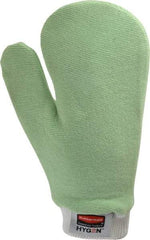 Rubbermaid - 11" Long Microfiber Cleaning & Dusting Mitt - Green, Multipurpose - Caliber Tooling