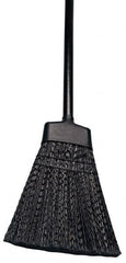 Ability One - 56" OAL Polypropylene Bristle Corn Broom - Plastic-Coated Metal Handle - Caliber Tooling