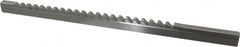 Value Collection - 5/16" Keyway Width, Style C, Keyway Broach - High Speed Steel, Bright Finish, 3/8" Broach Body Width, 25/64" to 2-1/2" LOC, 11-3/4" OAL - Caliber Tooling