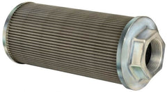 Flow Ezy Filters - 100 Mesh, 11 LPM, 3 GPM, 2.1" Diam, Female Suction Strainer without Bypass - 3/8 Port NPT, 2.7" Long - Caliber Tooling