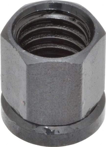 Gibraltar - 3/8-16, Black Oxide Finish, Steel Swivel Hex Nut - 1/2" Pad, 7/16" Wide x 17/32" High x 17/64" Deep - Caliber Tooling