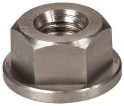 Gibraltar - 5/16-18, 3/4" Flange Diam, 3/8" High, 9/16" Across Flats, Flange Nut - Grade 303 Stainless Steel, 3/32" Flange Height - Caliber Tooling