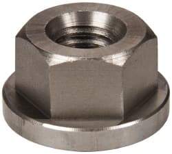 Gibraltar - 7/16-14, 1" Flange Diam, 9/16" High, 3/4" Across Flats, Flange Nut - Grade 303 Stainless Steel, 5/32" Flange Height - Caliber Tooling