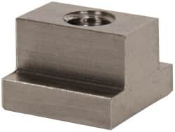 Gibraltar - 3/8-16 Blind Tapped T Slot Nut - 1/2" Slot Width, 7/8 x 1/4" Base Width x Height, 7/8 x 5/8" OAL x Height - Caliber Tooling