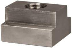 Gibraltar - 1/2-13 Blind Tapped T Slot Nut - 11/16" Slot Width, 1-1/8 x 13/32" Base Width x Height, 1-1/4 x 3/4" OAL x Height - Caliber Tooling