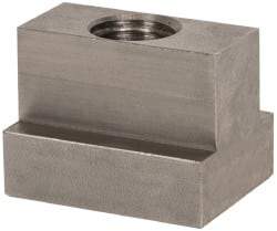 Gibraltar - 5/8-11 Blind Tapped T Slot Nut - 11/16" Slot Width, 1-1/8 x 15/32" Base Width x Height, 1-1/2 x 1-1/8" OAL x Height - Caliber Tooling