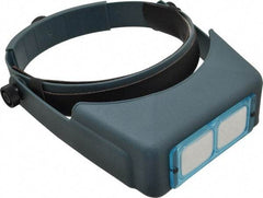 Made in USA - 1.75x Magnification, Optical Glass, Rectangular Magnifier - Headband Mount, 14 Inch Focal Distance - Caliber Tooling