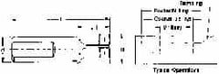 Cutting Tool Technologies - 1" Cut Diam, 0.37" Max Depth of Cut, 1" Shank Diam, 3.62" OAL, Indexable Square Shoulder Centercutting End Mill - SPEB 422(outer), SPEH 322(center) Inserts, Flatted Shank, 90° Lead Angle - Caliber Tooling