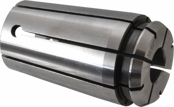 Accupro - TG/PG 100 33/64" Standard Single Angle Collet - 0.02mm TIR, 60.14mm OAL, 34.26mm Overall Diam - Exact Industrial Supply