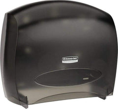 Kimberly-Clark Professional - Jumbo Double Roll Plastic Toilet Tissue Dispenser - 16" Wide x 13-7/8" High x 5-3/4" Deep, Gray - Caliber Tooling