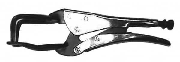 Grip-On - 8" OAL Standard Jaw U-Clamp Weld Locking Pliers - Exact Industrial Supply