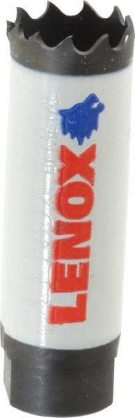 Lenox - 3/4" Diam, 1-1/2" Cutting Depth, Hole Saw - Bi-Metal Saw, Toothed Edge - Caliber Tooling