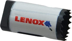 Lenox - 1-3/16" Diam, 1-1/2" Cutting Depth, Hole Saw - Bi-Metal Saw, Toothed Edge - Caliber Tooling