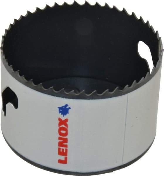 Lenox - 3-1/8" Diam, 1-1/2" Cutting Depth, Hole Saw - Bi-Metal Saw, Toothed Edge - Caliber Tooling