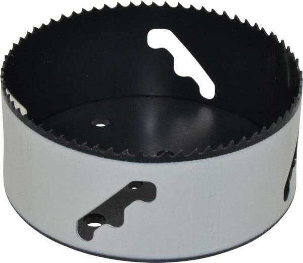 Lenox - 4-3/4" Diam, 1-1/2" Cutting Depth, Hole Saw - Bi-Metal Saw, Toothed Edge - Caliber Tooling