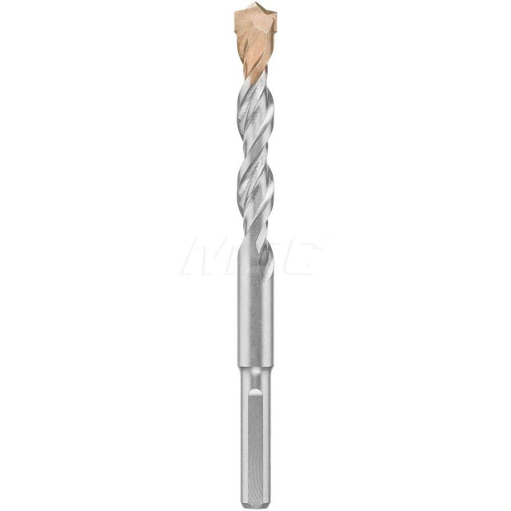 3/8″ Diam, Round with Flats Shank, Carbide-Tipped Rotary & Hammer Drill Bit 7″ Usable Length, 12″ OAL