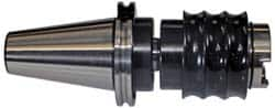 Parlec - CAT40 Taper Shank Rigid Tapping Adapter - 5/16 to 7/8" Tap Capacity, 3.86" Projection - Exact Industrial Supply