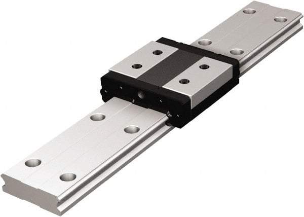 THK - 820mm OAL x 42mm Overall Width x 15mm Overall Height 4 Way SHW Rail - 60mm Between Holes, 4-1/2 x 7-1/2 x 5.3mm Hole Size - Caliber Tooling