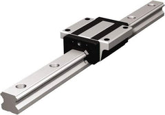 THK - 460mm OAL x 15mm Overall Width x 15mm Overall Height 4 Way HSR Rail - 60mm Between Holes, 4-1/2 x 7-1/2 x 5.3mm Hole Size - Caliber Tooling