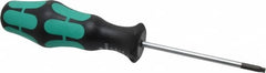 Wera - T15 Torx Driver - 3-3/16" Blade Length, 6-7/8" OAL, Ergonomic Handle - Caliber Tooling