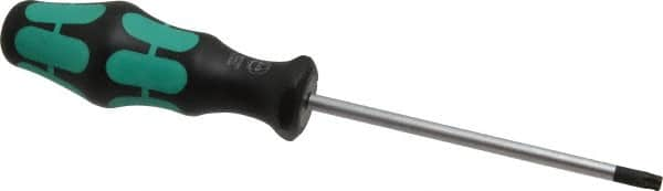 Wera - T27 Torx Driver - 4-1/4" Blade Length, 8-3/4" OAL, Ergonomic Handle - Caliber Tooling