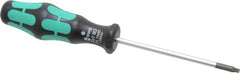 Wera - T10 Torx Driver - 3-3/16" Blade Length, 6-1/4" OAL, Ergonomic Handle - Caliber Tooling