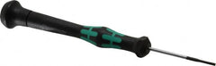 Wera - Electronic/Electrostatic Slotted Screwdriver - 40mm Blade Length, Round Shank, Ergonomic Handle - Caliber Tooling