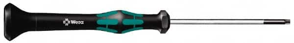 Wera - T10 Torx Driver - 2-3/8" Blade Length, 6-3/16" OAL, Micro Handle - Caliber Tooling