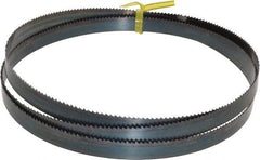 Starrett - 10 TPI, 5' Long x 1/2" Wide x 0.025" Thick, Welded Band Saw Blade - Carbon Steel, Toothed Edge, Raker Tooth Set, Flexible Back, Contour Cutting - Caliber Tooling