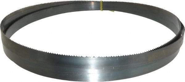 Starrett - 6 TPI, 12' Long x 1" Wide x 0.035" Thick, Welded Band Saw Blade - Carbon Steel, Toothed Edge, Raker Tooth Set, Flexible Back, Contour Cutting - Caliber Tooling