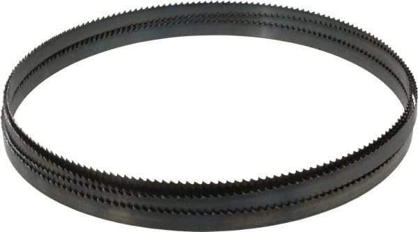 Starrett - 6 TPI, 12' 10" Long x 1/2" Wide x 0.025" Thick, Welded Band Saw Blade - Carbon Steel, Toothed Edge, Raker Tooth Set, Flexible Back, Contour Cutting - Caliber Tooling