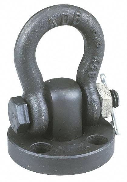 American Drill Bushing - 13,000 Lb Load Capacity Shackle Hoist Ring - 5/8 - 11 Thread, Alloy Steel - Caliber Tooling