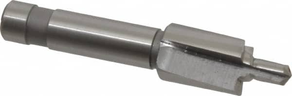 Made in USA - 5/16-24" Port, 0.692" Spotface Diam, 1/8" Tube Outside Diam, Reamer Pilot, Straight Shank, High Speed Steel Porting Tool - Caliber Tooling