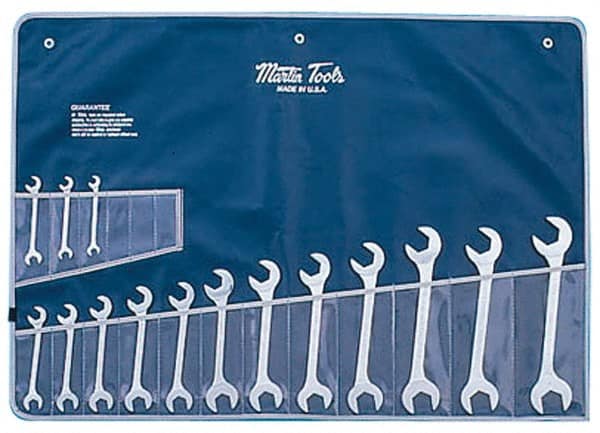 Martin Tools - 15 Piece, 3/8 to 1-1/4" Hydraulic Wrench Set - Caliber Tooling