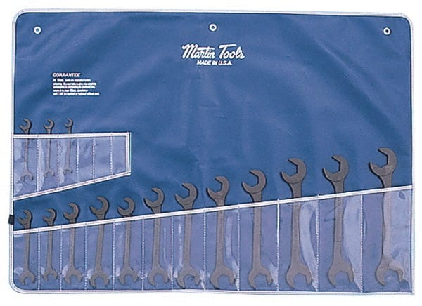 Martin Tools - 15 Piece, 3/8 to 1-1/4" Hydraulic Wrench Set - Caliber Tooling