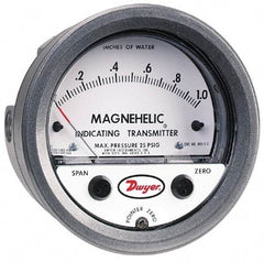 Dwyer - 25 Max psi, Differential Pressure Transmitter with Indication - 1/8" Thread - Caliber Tooling