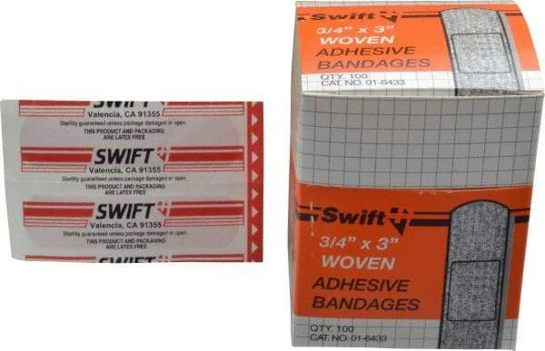 North - 3" Long x 3/4" Wide, General Purpose Self-Adhesive Bandage - Beige, Woven Fabric Bandage - Caliber Tooling