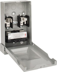 Eaton Cutler-Hammer - 3R NEMA Rated, 60 Amp, 10 hp, Fusible Air Conditioning Pullout Disconnect Switch - Caliber Tooling