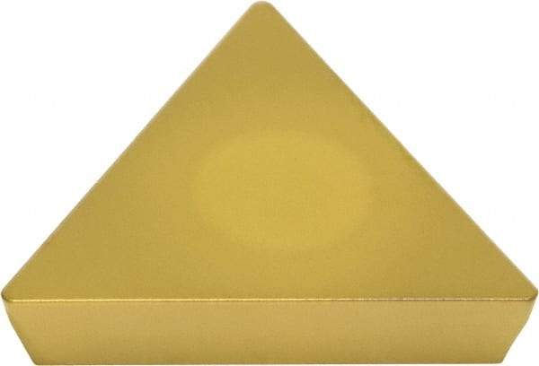 Sumitomo - TPMN433 Grade AC700G Carbide Turning Insert - TiC Finish, 60° Triangle, 1/2" Inscr Circle, 3/16" Thick, 3/64" Corner Radius - Caliber Tooling