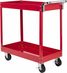 Sunex Tools - 350 Lb Capacity, 17" Wide x 34" Long x 33" High Service Cart - 2 Shelf, Steel - Caliber Tooling