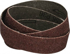 Tru-Maxx - 1" Wide x 30" OAL, 36 Grit, Aluminum Oxide Abrasive Belt - Aluminum Oxide, Very Coarse, Coated, X Weighted Cloth Backing - Caliber Tooling