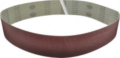 Tru-Maxx - 4" Wide x 60" OAL, 80 Grit, Aluminum Oxide Abrasive Belt - Aluminum Oxide, Medium, Coated - Caliber Tooling