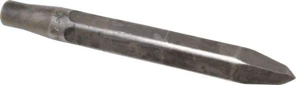 Made in USA - 10" OAL, Rivet Cutter Chisel - Round Drive, Round Shank, Alloy Steel - Caliber Tooling