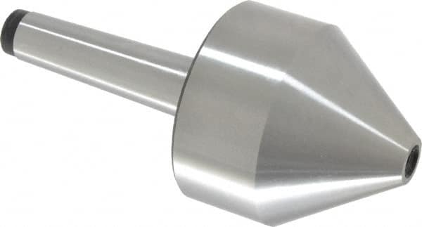 Interstate - MT3 Taper Shank, 3.07" Head Diam Live Center - 3.03" Head Length, 0.71" Point Diam, 1.65" Point Len, 396.83 Lb Max Workpc, 6.77" OAL, Bull Nose Point - Caliber Tooling