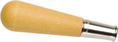 Nicholson - 4-1/2" Long x 1-3/16" Diam File Handle - For Use with 6, 8 & 10" Files - Caliber Tooling